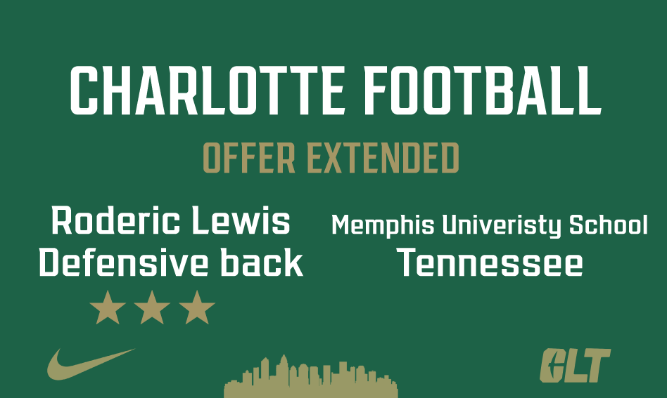 Charlotte Football offers Roderic Lewis